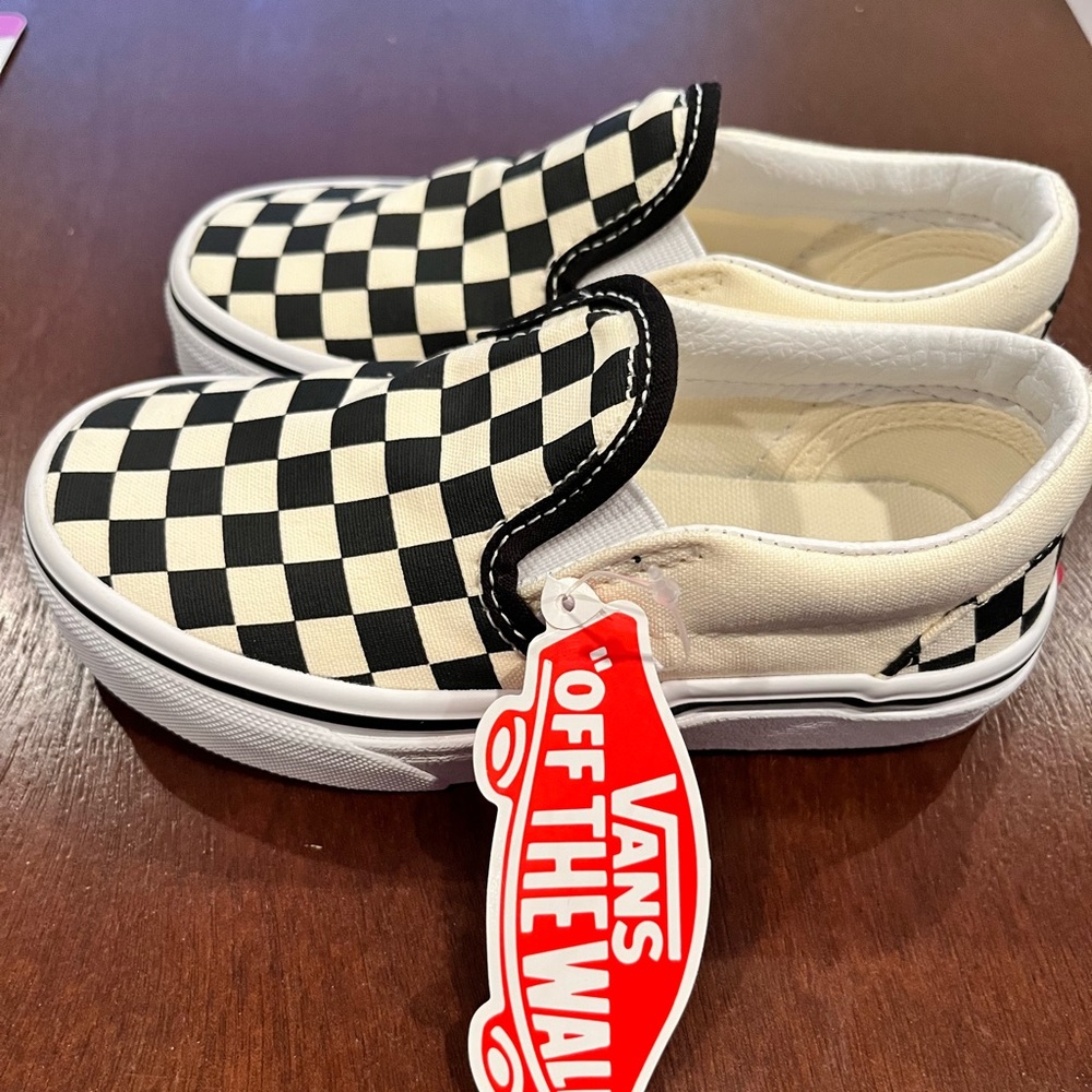 Checkered Vans Toddler 11